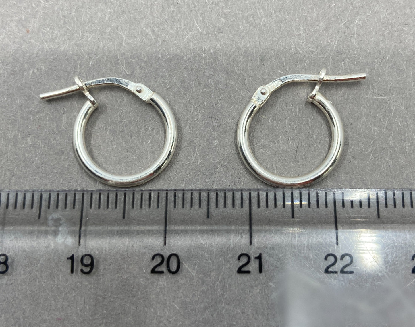 Creolen aus Sterlingsilber für Damen mit Hebelverschluss