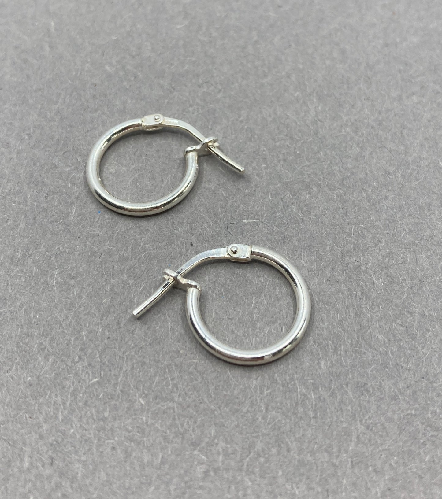 Creolen aus Sterlingsilber für Damen mit Hebelverschluss