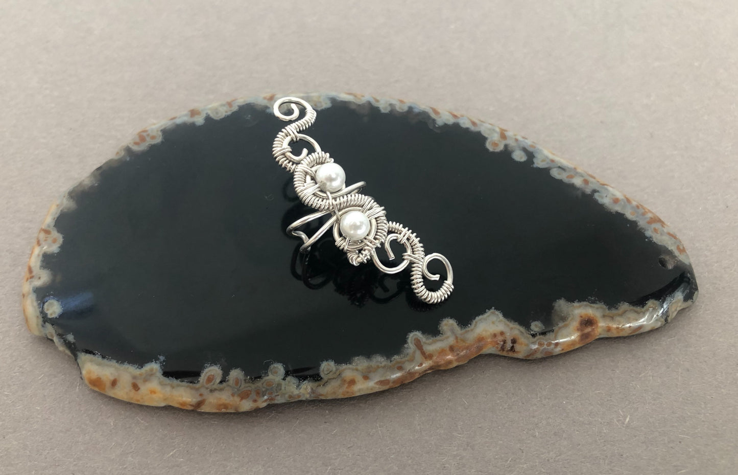 Ear cuff zilver – ear cuff zonder gaatje – bruidssieraad met parels