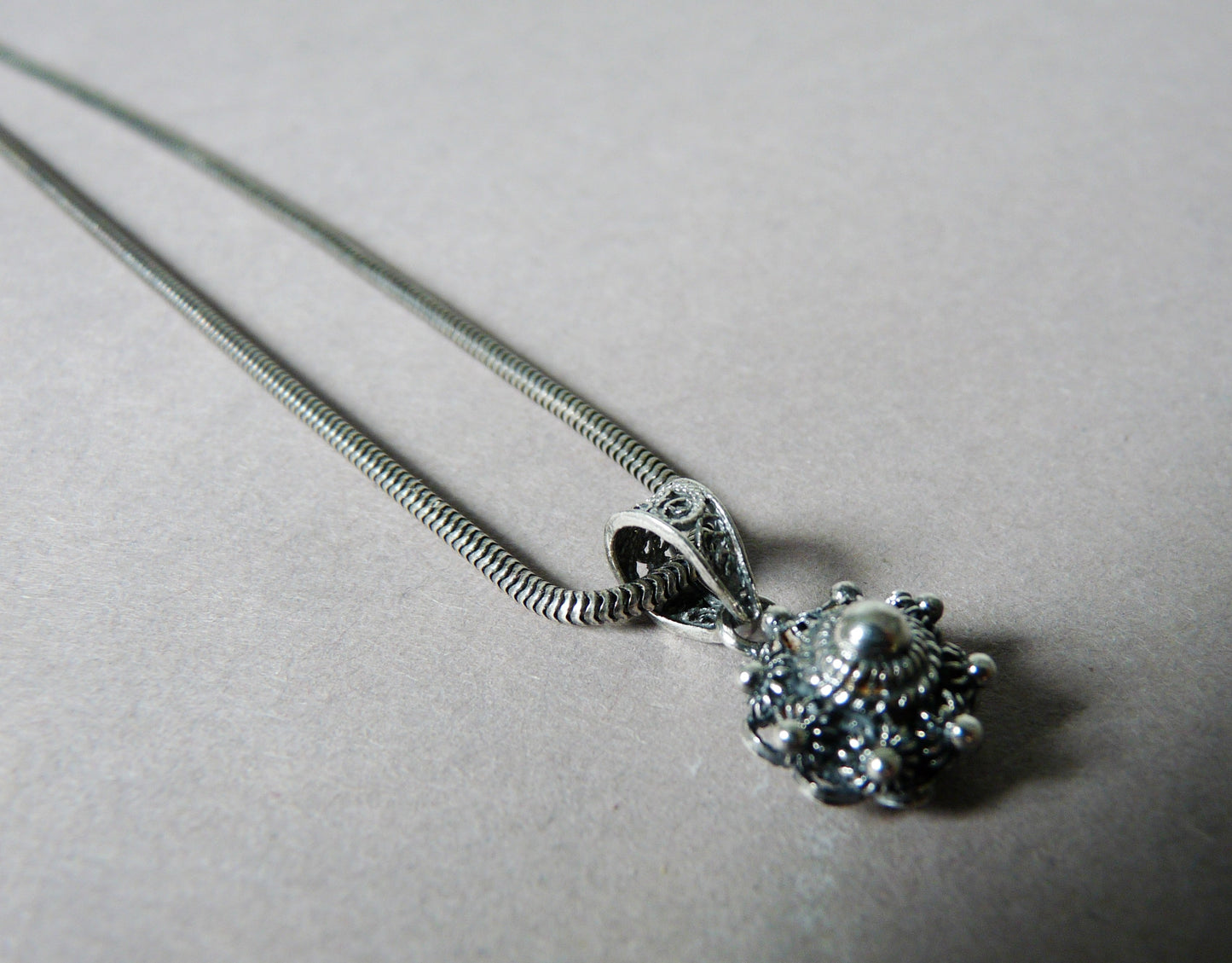 Niederländische knote Halskette aus Sterling silber – traditioneller Schmuck aus den Niederlanden