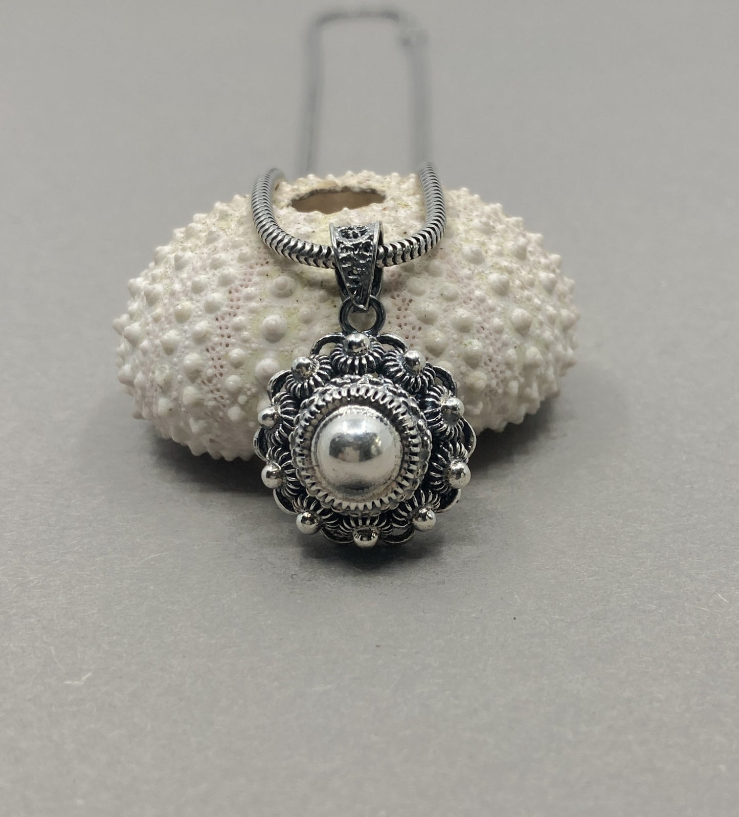 Zilveren Zeeuwse knoop hanger ketting