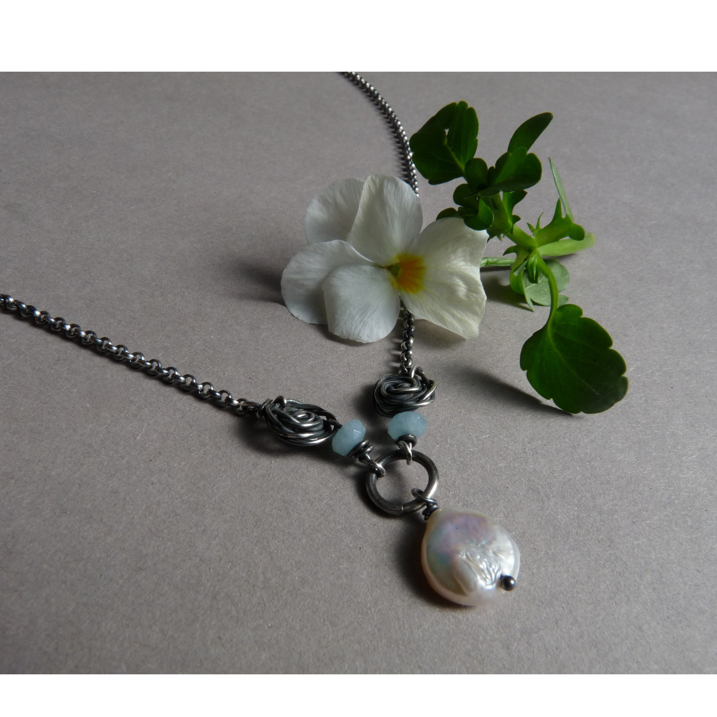 bruidsketting met parels