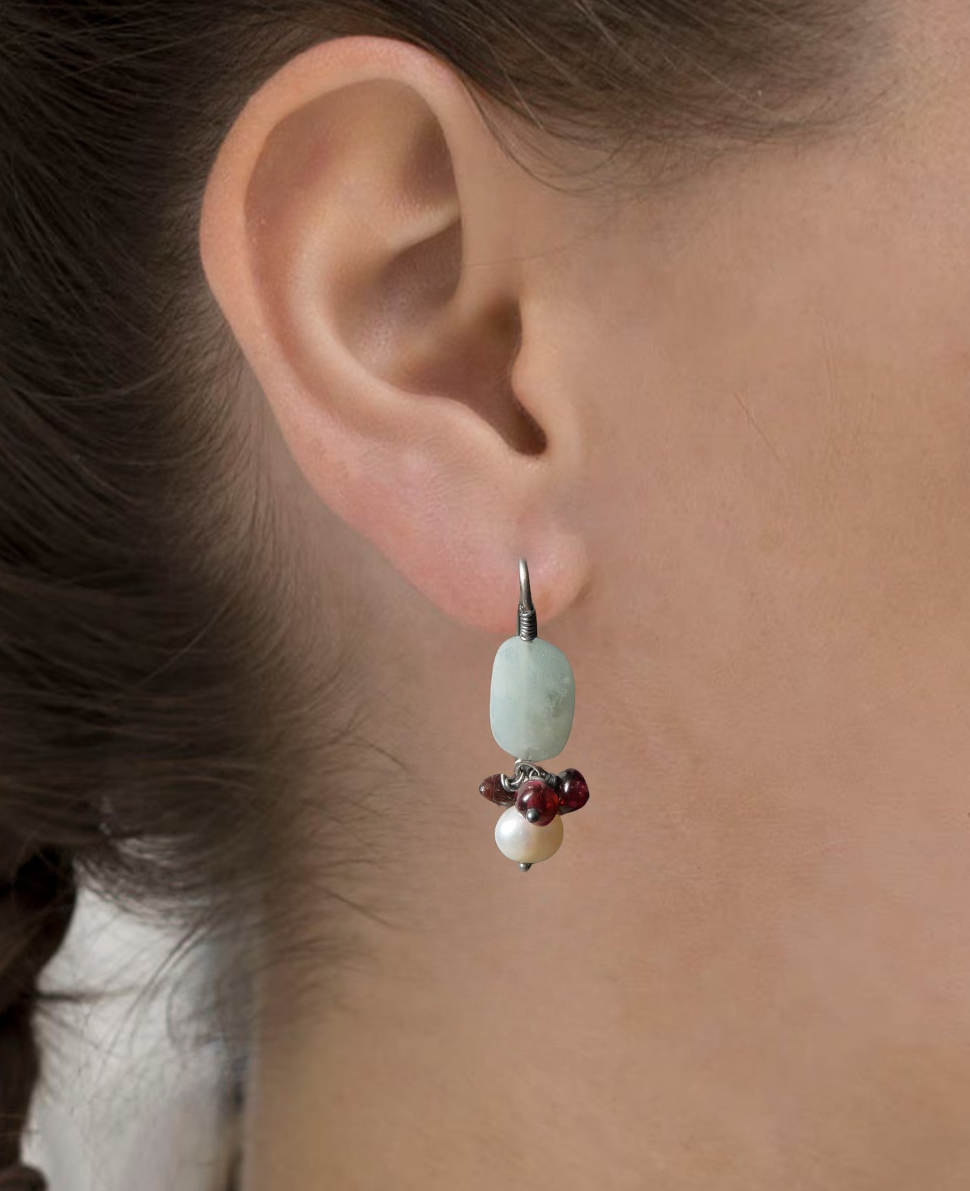 bruidsoorbellen something blue aquamarijn parel