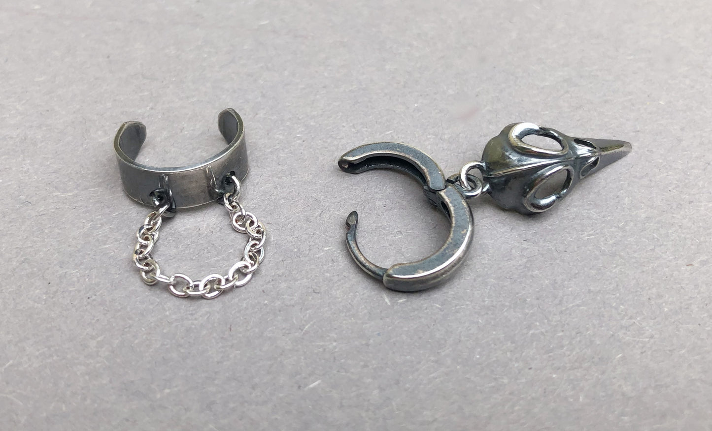 ear cuff met oorbellen
