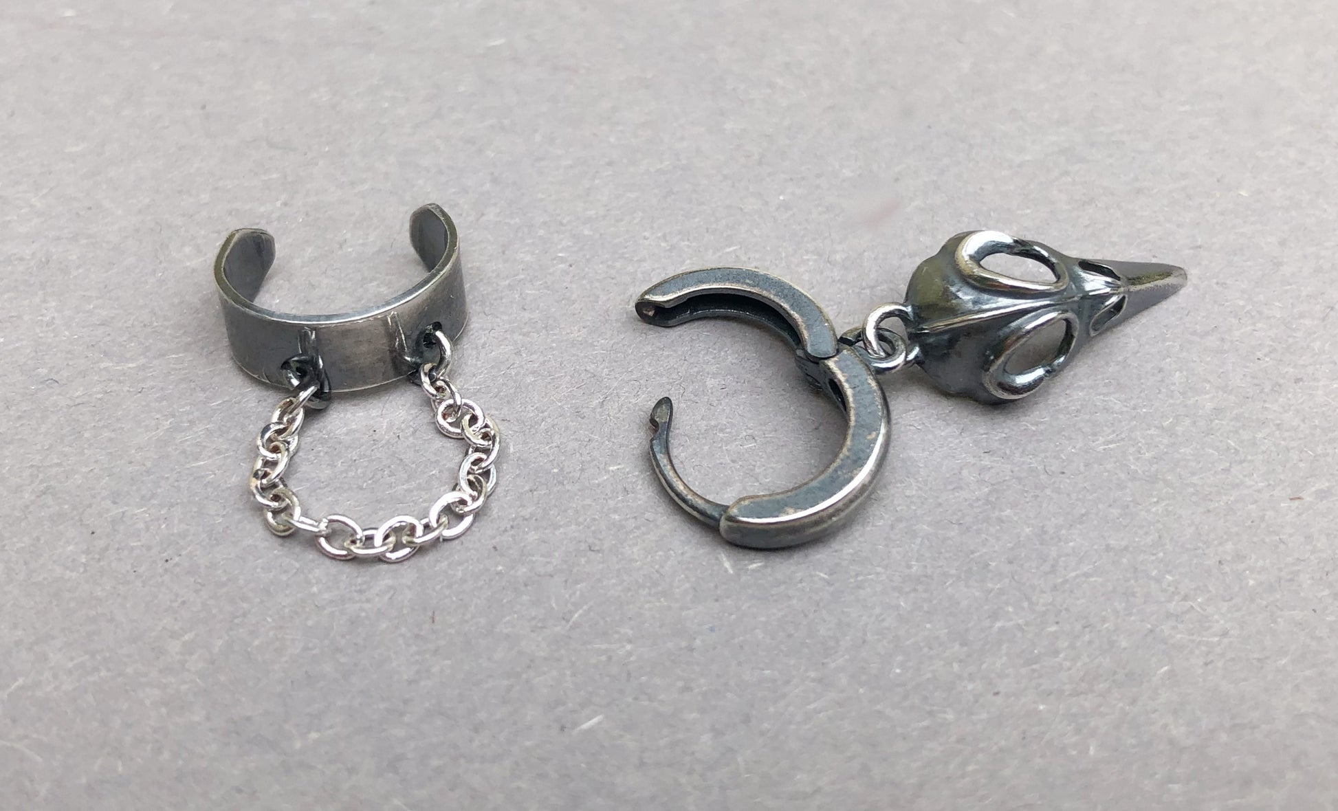 ear cuff met oorbellen