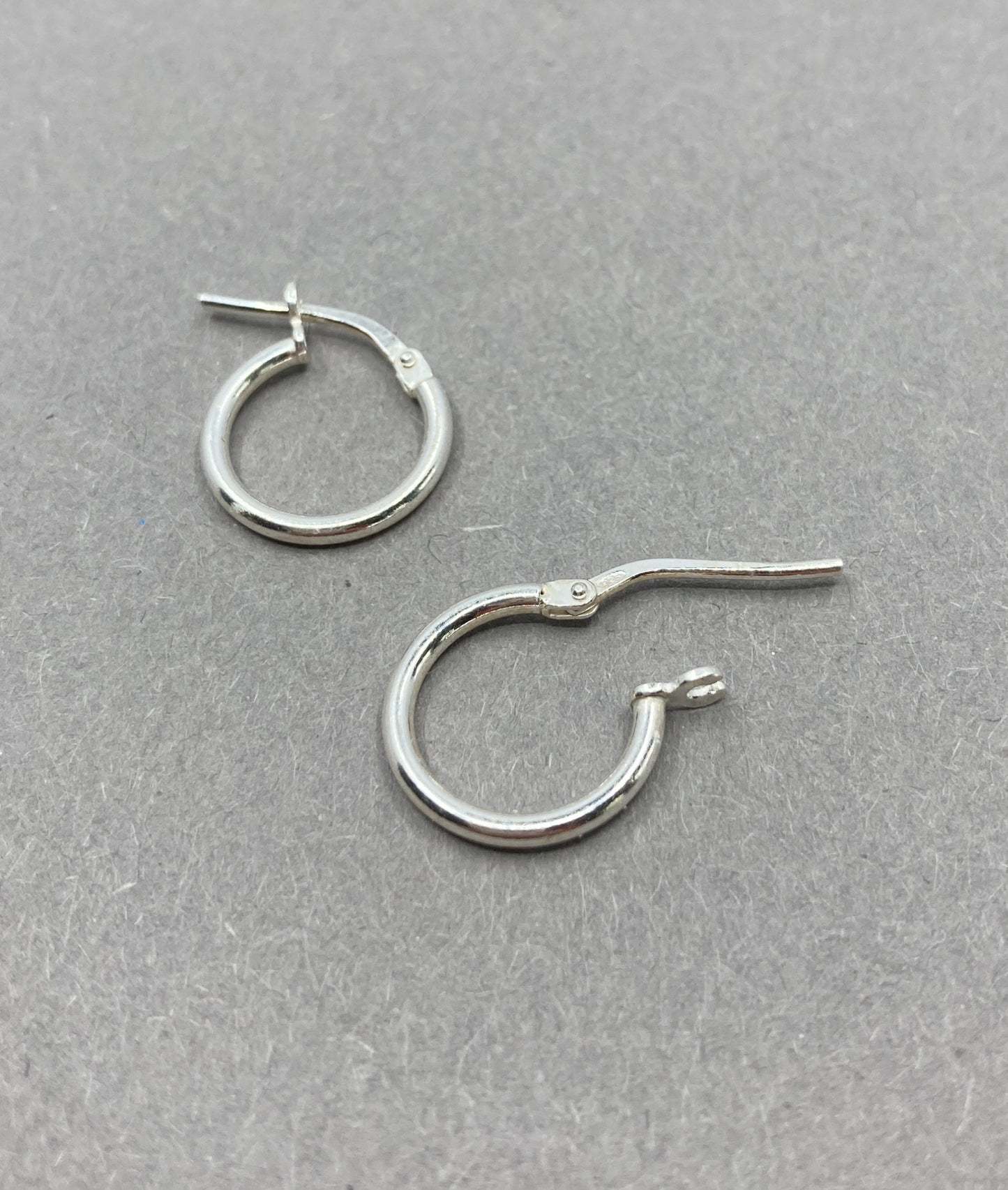 Creolen aus Sterlingsilber für Damen mit Hebelverschluss