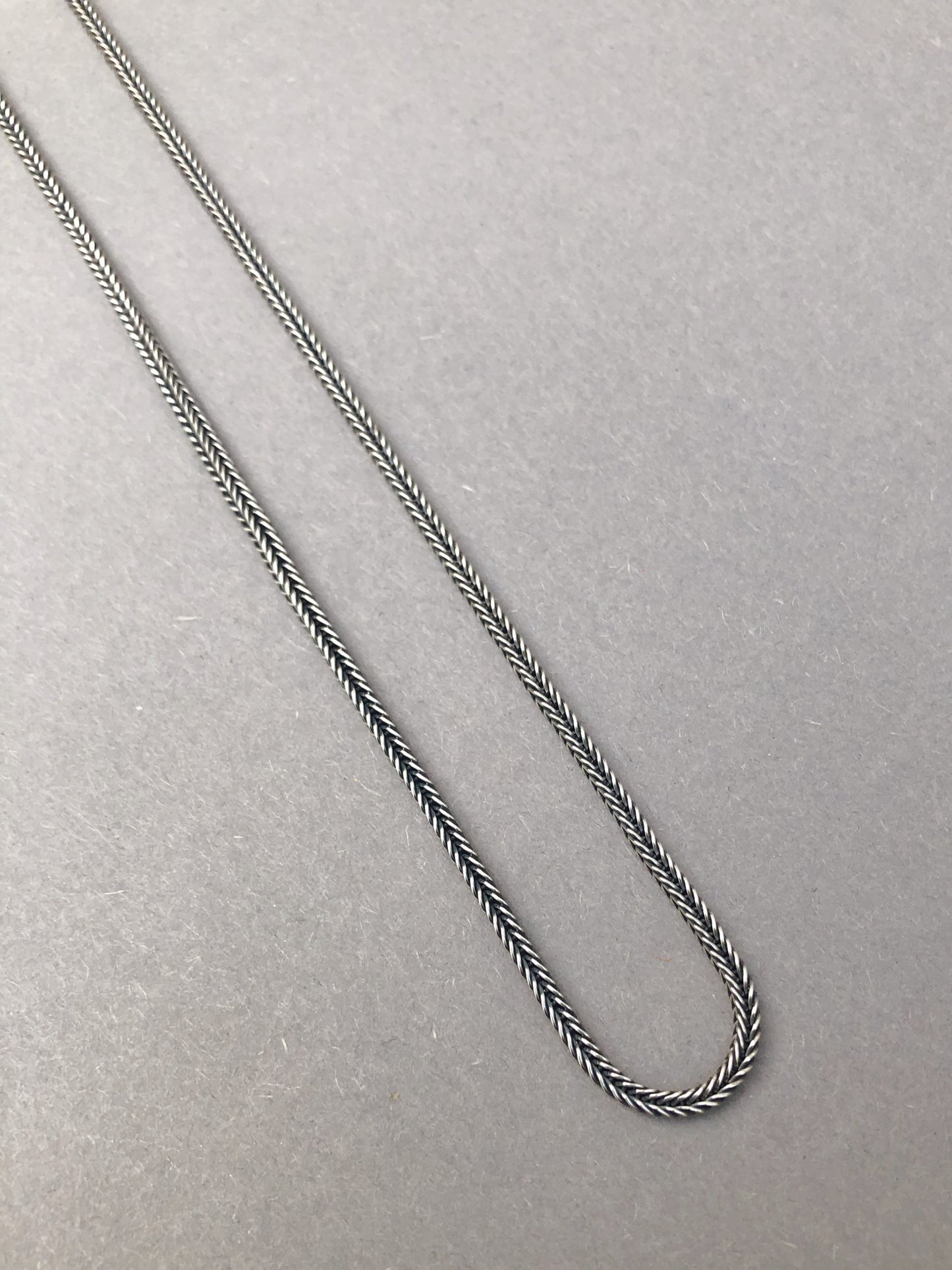 Zilveren schakel ketting voor Mannen – Vossenstaart
