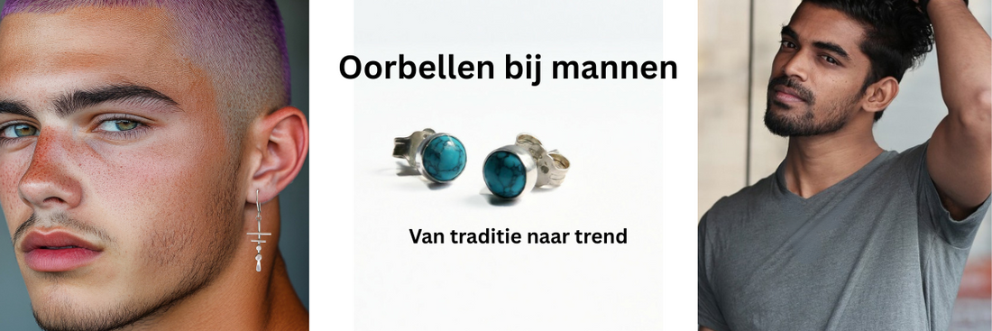 Oorbellen voor mannen: stijltips, betekenis & trends | a Trace of Blue