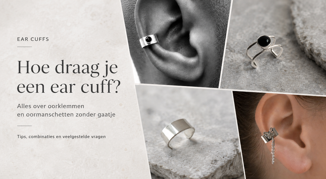 Zilveren ear cuff dragen? Alles over oorklemmen zonder gaatje