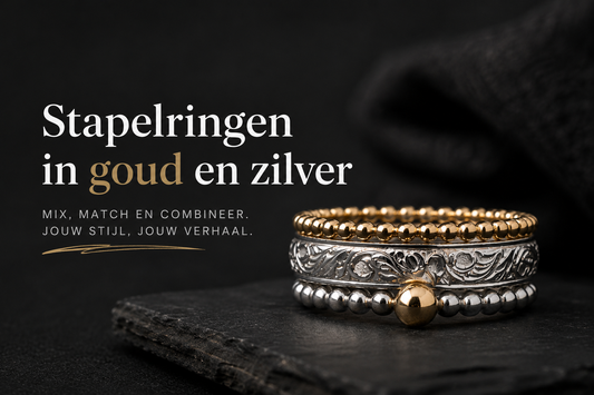 Stapelringen in goud en zilver: waarom je niet meer hoeft te kiezen