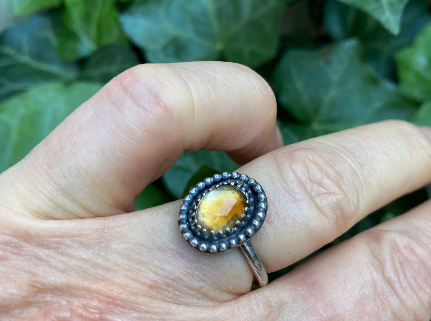 Gemstone ring with Citrine custom made