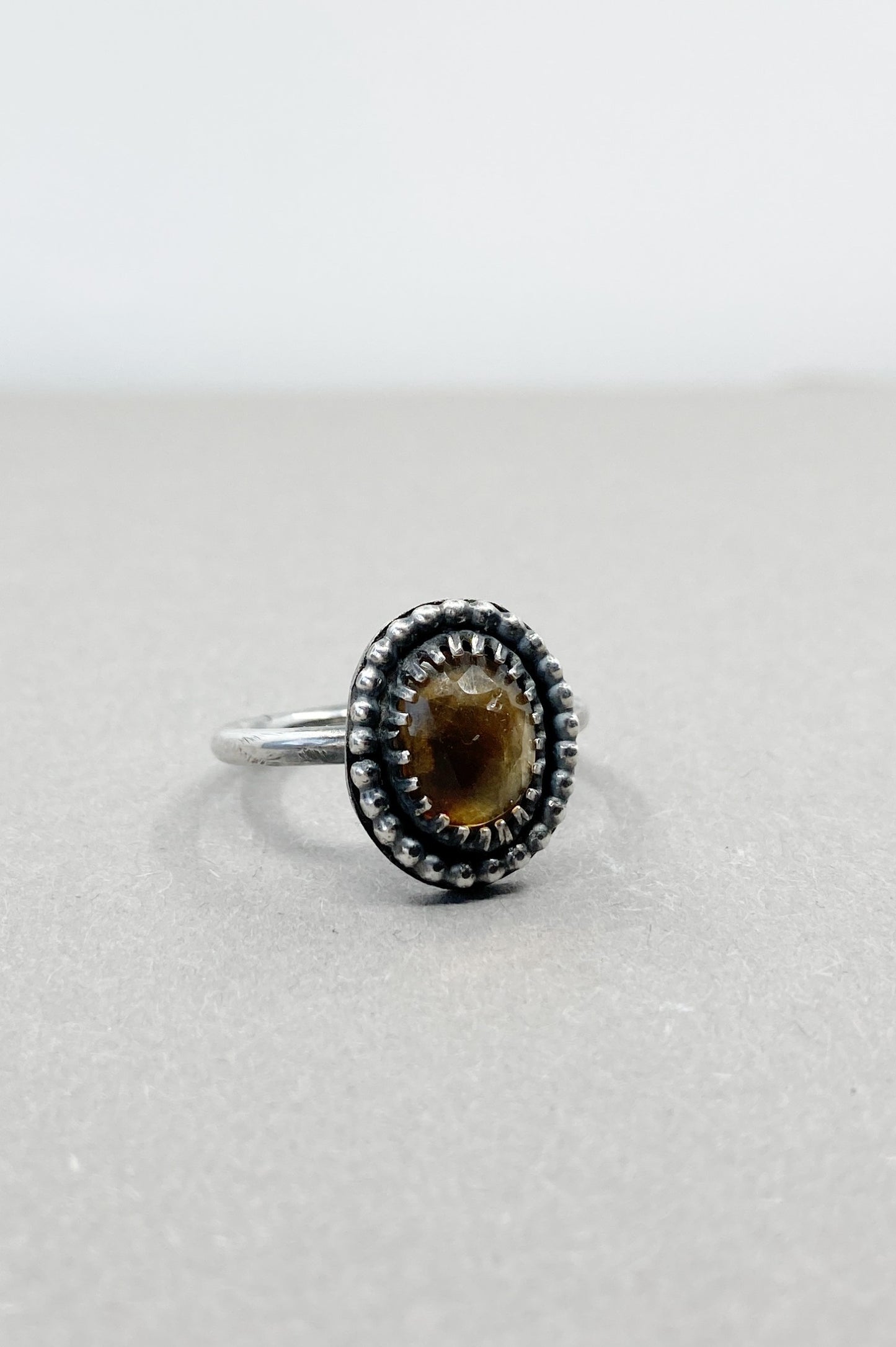 Gemstone ring with Citrine custom made