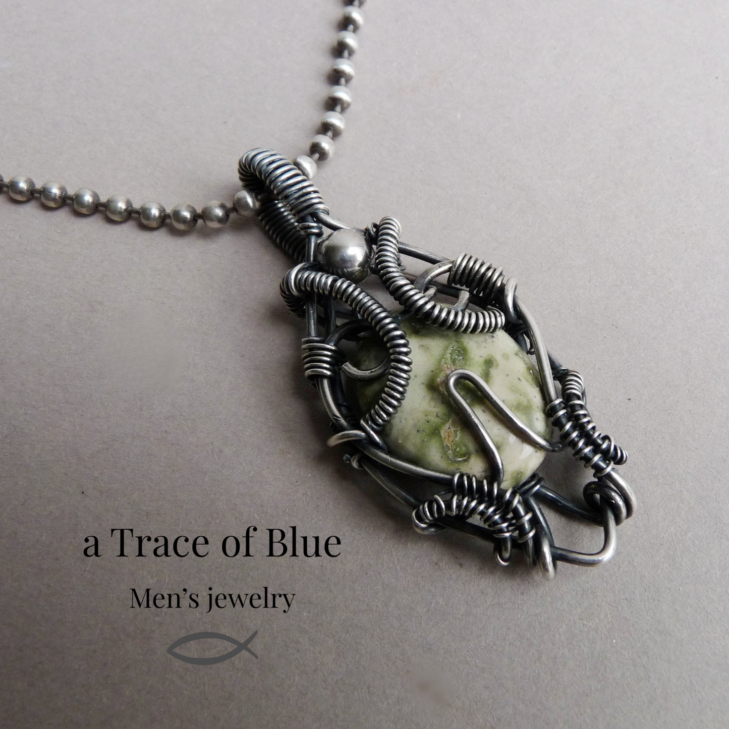 Gemstone Necklace Opal – Unique Gift Idea for Men