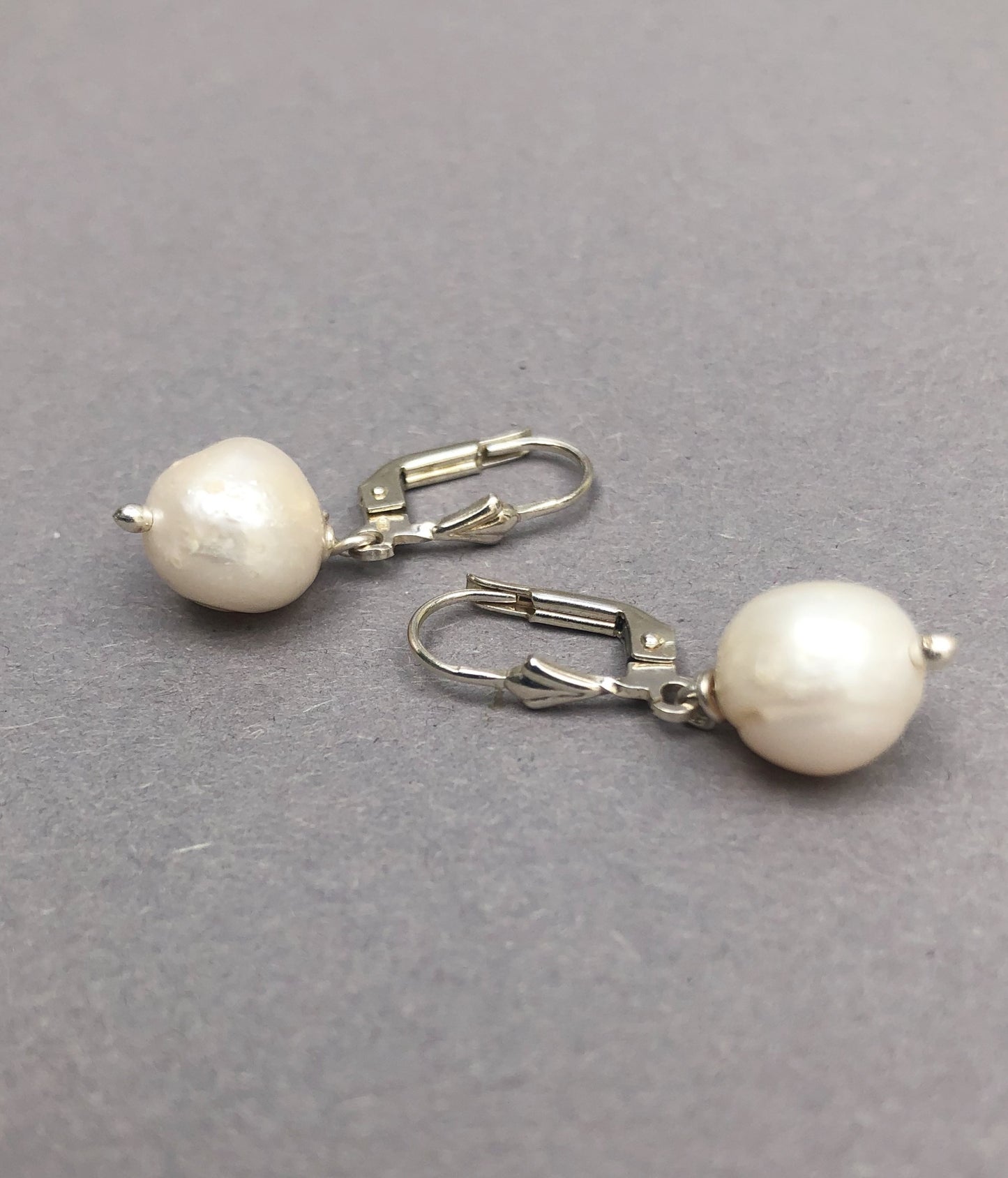 Sterling Silver Pearl Earrings