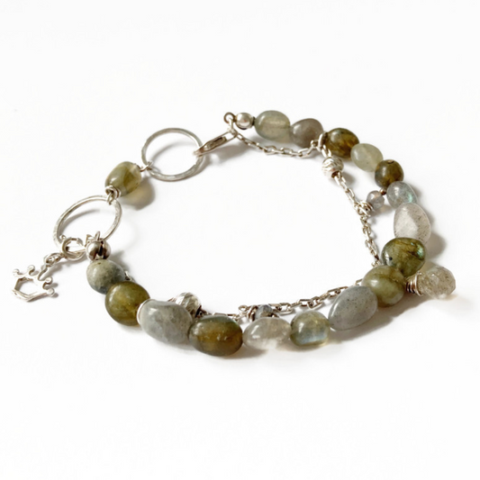 Labradoriet armband voor dames – armbanden uit Enkhuizen met echte edelstenen