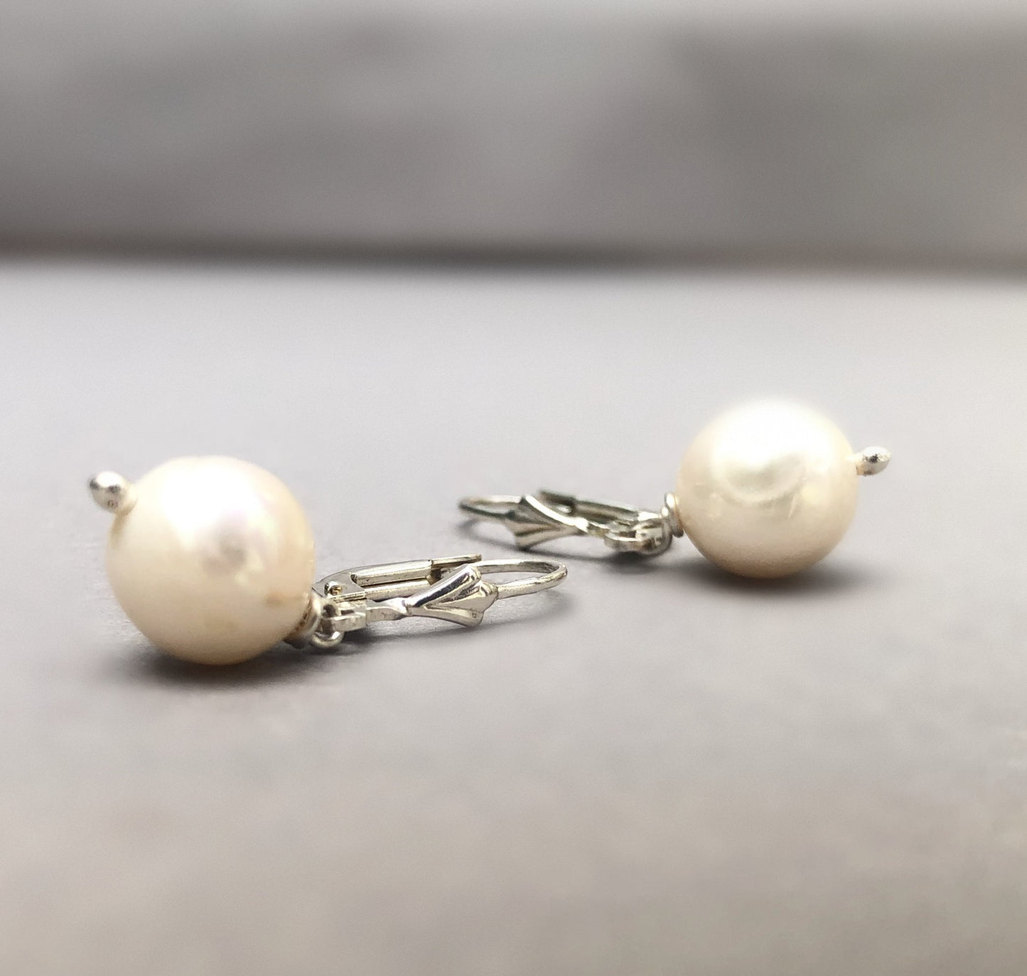 Sterling Silver Pearl Earrings