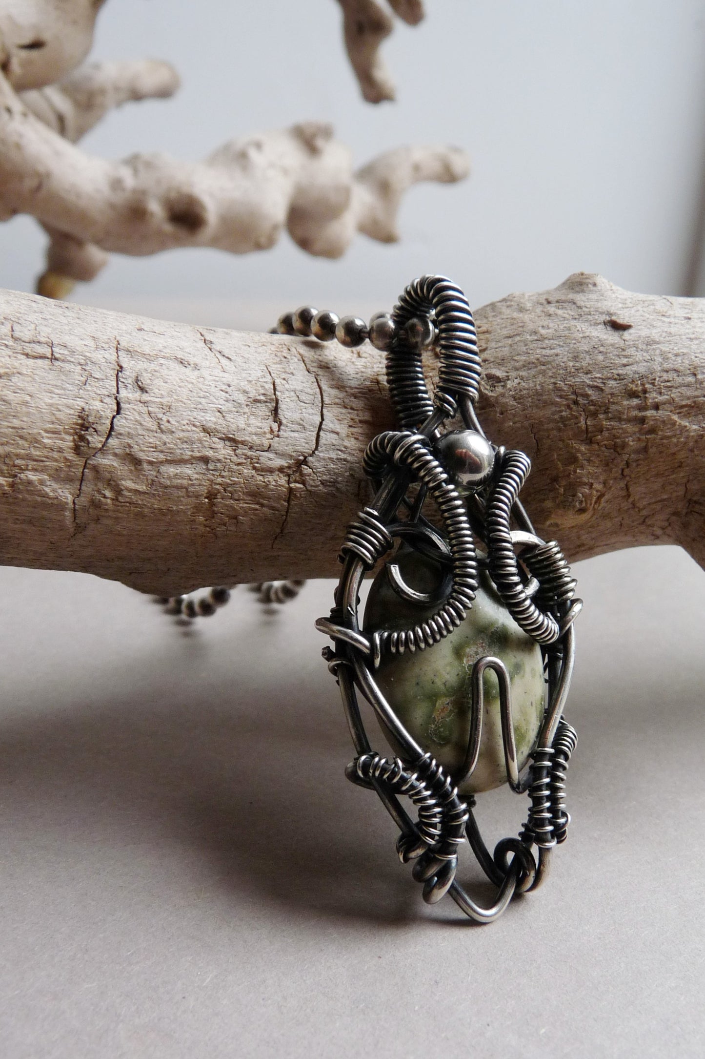 Gemstone Necklace Opal – Unique Gift Idea for Men