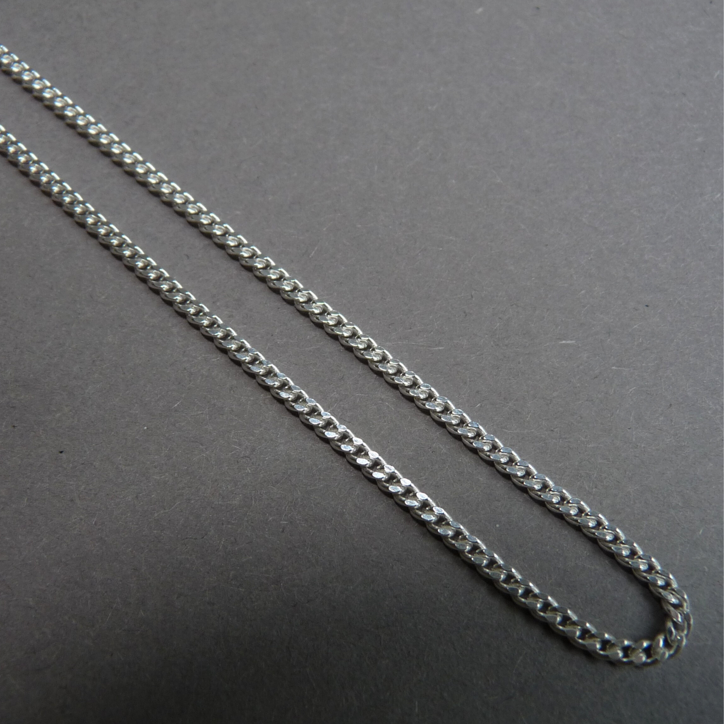 Gourmet link chain, silver men's necklace in 45 / 50 / 60 cm length