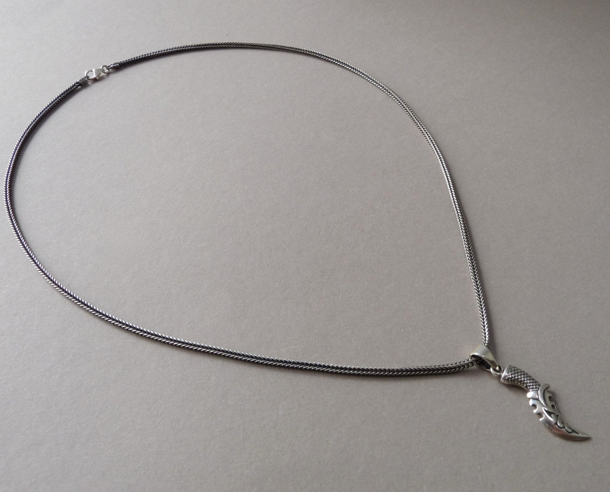 heren-hanger-ketting-zilver