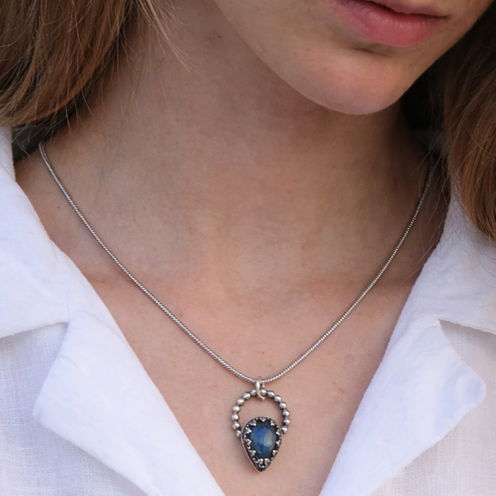 labradoriet-ketting-zilver