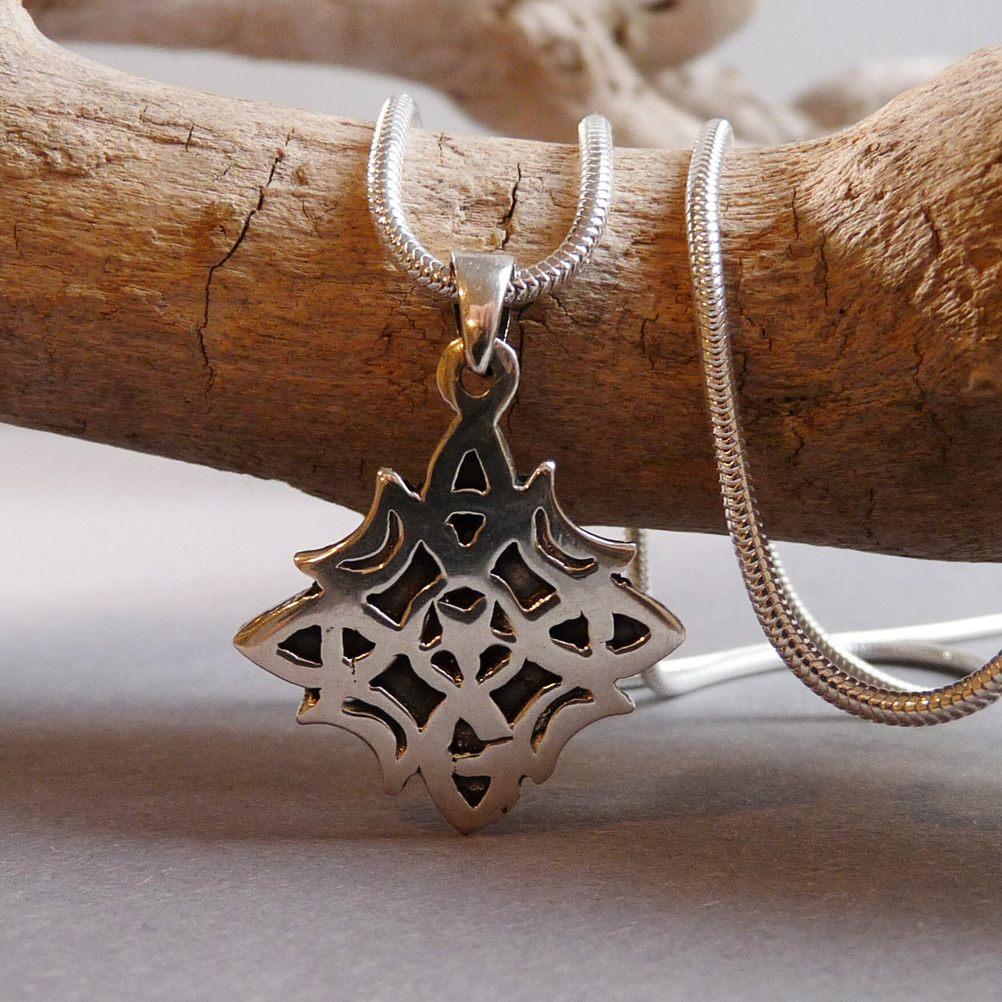 mannen ketting zilver